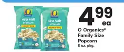 Safeway O Organics Family Size Popcorn offer