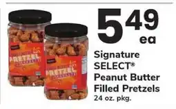 Safeway Signature SELECT Peanut Butter Filled Pretzels offer