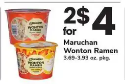 Safeway Maruchan Wonton Ramen offer
