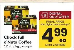 Safeway Chock Full o'Nuts Coffee offer
