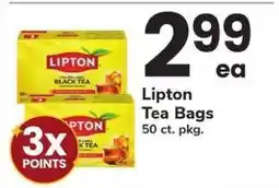 Safeway Lipton Tea Bags offer