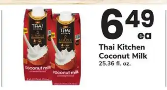 Safeway THAI KITCHEN COCONUT MILK offer