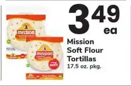 Safeway Mission Soft Flour Tortillas offer