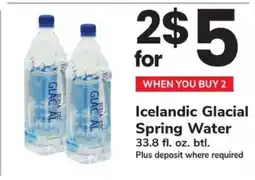 Safeway Icelandic Glacial Spring Water offer