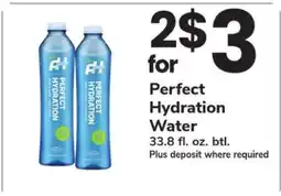 Safeway Perfect Hydration Water offer