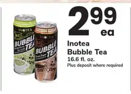 Safeway Inotea Bubble Tea offer