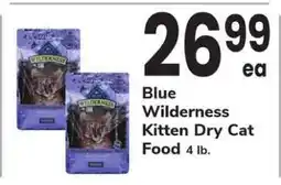 Safeway Blue Wilderness Kitten Dry Cat Food offer