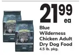 Safeway Blue Wilderness Chicken Adult Dry Dog Food offer