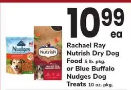 Safeway Rachael Ray Nutrish Dry Dog Food or Blue Buffalo Nudges Dog Treats offer