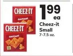 Safeway Cheez-It Small offer