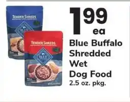 Safeway Blue Buffalo Shredded Wet Dog Food offer