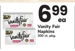 Safeway Vanity Fair Napkins offer