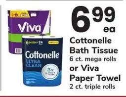 Safeway Cottonelle Bath Tissue or Viva Paper Towel offer