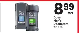 Safeway Dove Men's Deodorant offer