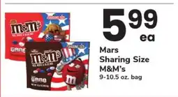 Safeway Mars Sharing Size M&M's offer