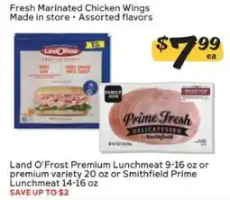 Winn Dixie Land O' Frost Premium Lunchmeat or Smithfield Prime Lunchmeat offer