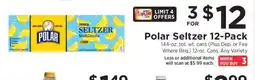 ShopRite Polar Seltzer 12-Pack offer
