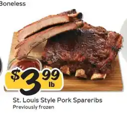 Winn Dixie St. Louis Style Pork Spareribs offer