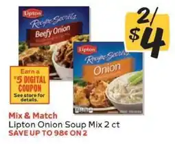 Winn Dixie Lipton Onion Soup Mix 2 ct offer