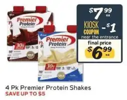 Winn Dixie 4 Pk Premier Protein Shakes offer