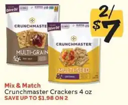 Winn Dixie Crunchmaster Crackers 4 oz offer