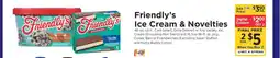 ShopRite Friendly's Ice Cream Novelties offer