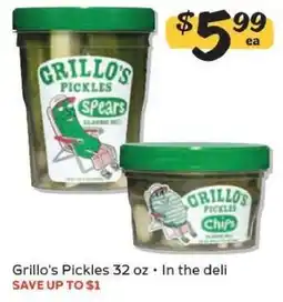 Winn Dixie GRILLO'S PICKLES offer