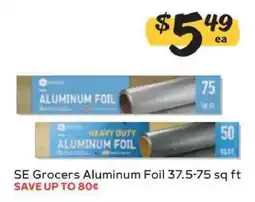 Winn Dixie SE Grocers Aluminum Foil offer