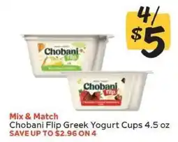 Winn Dixie Chobani Flip Greek Yogurt Cups offer
