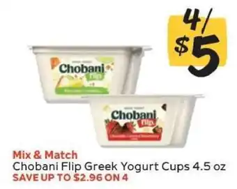 Winn Dixie Chobani Flip Greek Yogurt Cups offer