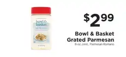 ShopRite Bowl & Basket Grated Parmesan offer