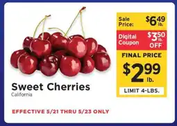 ShopRite Sweet Cherries offer