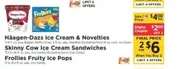 ShopRite Häagen-Dazs Ice Cream & Novelties offer