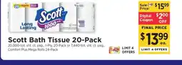 ShopRite Scott Bath Tissue 20-Pack offer