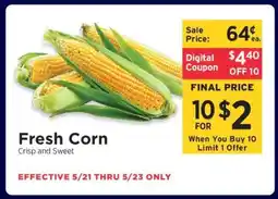 ShopRite Fresh Corn offer