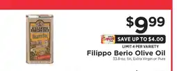 ShopRite Filippo Berio Olive Oil offer