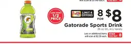 ShopRite Gatorade Sports Drink offer