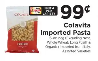 ShopRite Colavita Imported Pasta offer