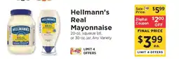 ShopRite Hellmann's Real Mayonnaise offer