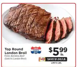 ShopRite Top Round London Broil offer