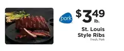 ShopRite St. Louis Style Ribs offer