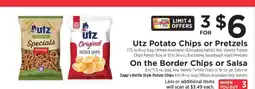ShopRite Utz Potato Chips or Pretzels offer