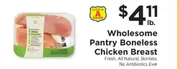 ShopRite Wholesome Pantry Boneless Chicken Breast offer