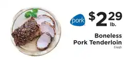 ShopRite Boneless Pork Tenderloin offer
