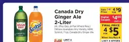 ShopRite Canada Dry Ginger Ale 2- liter offer