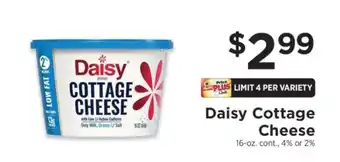 ShopRite Daisy Cottage Cheese offer