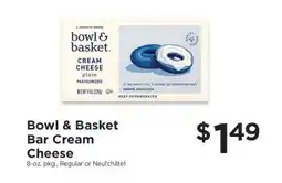 ShopRite Bowl & Basket Bar Cream Cheese offer