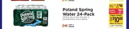 ShopRite Poland Spring Water 24-Pack offer