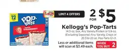 ShopRite Kellogg's Pop-Tarts offer