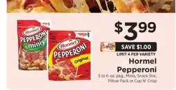ShopRite Hormel Pepperoni offer